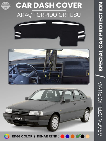 FIAT TEMPRA (1992-1997) DİJİTAL EKRANLI Torpido Örtüsü Araca Özel Çatlamayı Önler ürün görseli 1