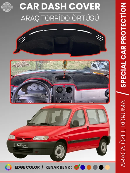 CITROEN Berlingo (1996-2001) Torpido Örtüsü Ön Göğüs Torpido Koruma Çatlamayı Engeller Tam Uyum ürün görseli 1