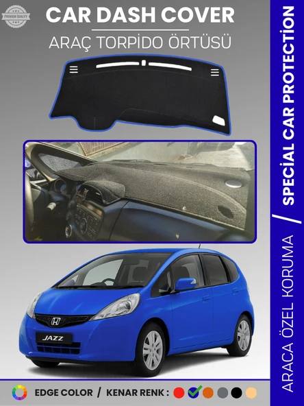 HONDA JAZZ (2009-2013) Torpido Örtüsü Torpido Koruma Tam Uyum Çatlamayı Önler Kolay Montaj ürün görseli 1