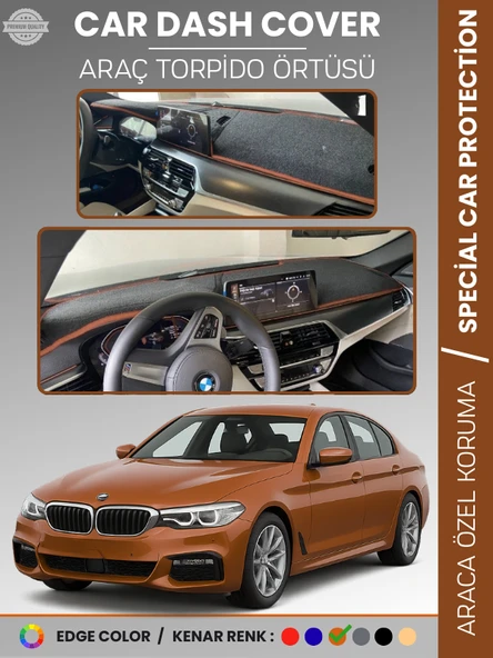 BMW G30 G31 G38 (2017+) Torpido Örtüsü Ön Göğüs Koruma Torpido Koruma Çatlamayı Engeller Tam Uyum ürün görseli 1