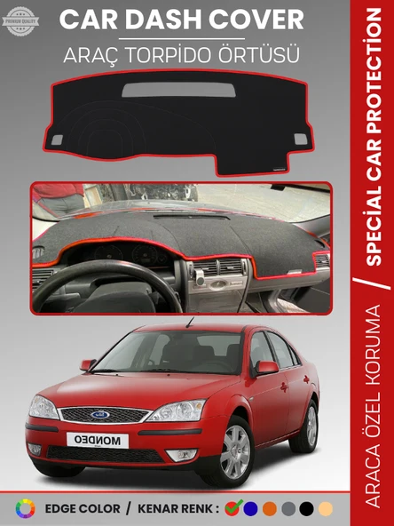 FORD MONDEO (2007-2014) Torpido Örtüsü Ön Göğüs Torpido Koruma Tam Uyum Kaymaz Kolay Montaj ürün görseli 1