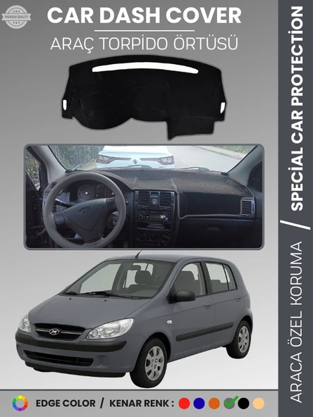 HYUNDAİ GETZ (2002-2011) Torpido Panel Torpido Koruma Araca Özel Çatlamayı Önler Kaymaz Kolay Montaj ürün görseli 1
