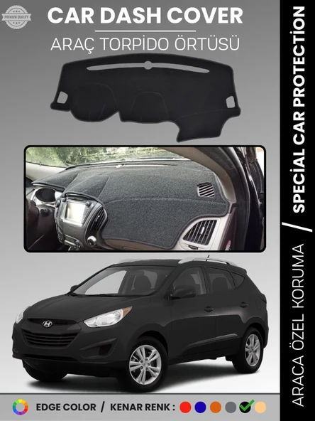 HYUNDAİ TUCSON (2009-2015) Torpido Örtüsü Ön Göğüs Koruma Torpido Koruma Çatlamayı Engeller Tam Uyum ürün görseli 1