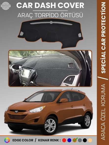 HYUNDAİ TUCSON (2009-2015) Torpido Örtüsü Ön Göğüs Koruma Torpido Koruma Çatlamayı Engeller Tam Uyum ürün görseli 1
