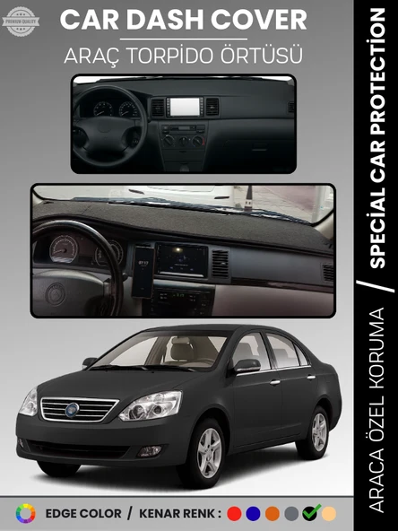 GEELY FC (2008-2012) Torpido Örtüsü Ön Göğüs Torpido Koruma Tam Uyum Çatlamayı Önler Kolay Montaj ürün görseli 1