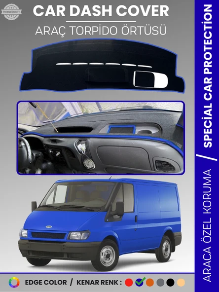 FORD TRANSİT (2006-2012) Torpido Örtüsü Ön Panel Torpido Koruma Tam Uyum Kaymaz Kolay Montaj ürün görseli 1
