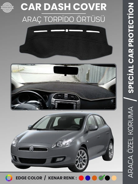 FIAT BRAVO (2007-2014) Torpido Örtüsü Ön Göğüs Torpido Koruma Tam Uyum Çatlamayı Önler Kolay Montaj ürün görseli 1