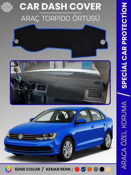 VOLKSWAGEN JETTA (2010-2021) Torpido Örtüsü Ön Göğüs Koruma Torpido Koruma Tam Uyum Çatlamayı Önler ürün görseli 1
