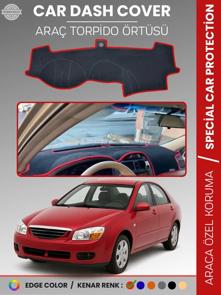 KİA CERATO (2004-2008) Torpido Örtüsü Ön Panel Torpido Koruma Tam Uyum Tam Uyum Kaymaz Kolay Montaj ürün görseli 1