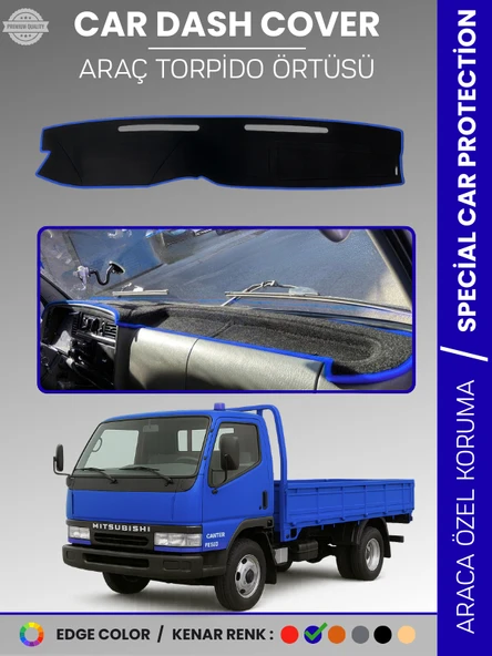 MITSUBISHI FUSO CANTER (1998-2006) Torpido Örtüsü Premium Kalite Torpido Koruma Özel Kesim UV Koruma ürün görseli 1