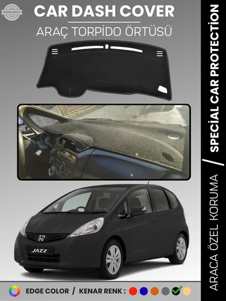 HONDA JAZZ (2009-2013) Torpido Örtüsü Torpido Koruma Tam Uyum Çatlamayı Önler Kolay Montaj ürün görseli 1