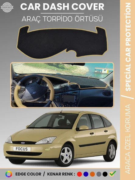 FORD FOCUS 1 (1998-2005) Torpido Örtüsü Panel Torpido Koruma Tam Uyum Çatlamayı Önler Kolay Montaj ürün görseli 1