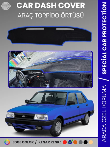 TOFAŞ DOĞAN SLX / ŞAHİN SLX (1993-2002)YÜKSEK GÖĞÜS TORPİDO - Ön Göğüs Halı Torpido Koruma Tam Uyum ürün görseli 1