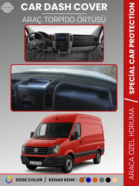 VOLKSWAGEN CRAFTER 1.NESİL LT3 KASA (2012-2019) Torpido Örtüsü Ön Göğüs Koruma ürün görseli 1