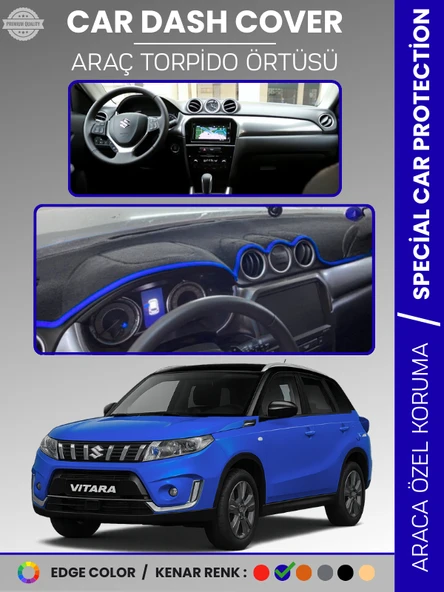 SUZUKİ GRAND VİTARA (2014-2021) Torpido Örtüsü Ön Göğüs Halı Torpido Koruma Tam Uyum Kaymaz ürün görseli 1