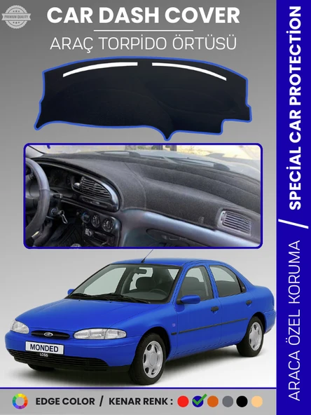 FORD MONDEO (2000-2007) Torpido Örtüsü Ön Göğüs Torpido Koruma Tam Uyum Kaymaz Kolay Montaj ürün görseli 1