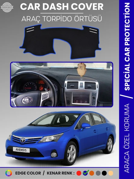 TOYOTA AVENSIS T27 (2009-2018) Torpido Örtüsü Ön Göğüs Koruma Tam Uyum Çatlamayı Önler ürün görseli 1