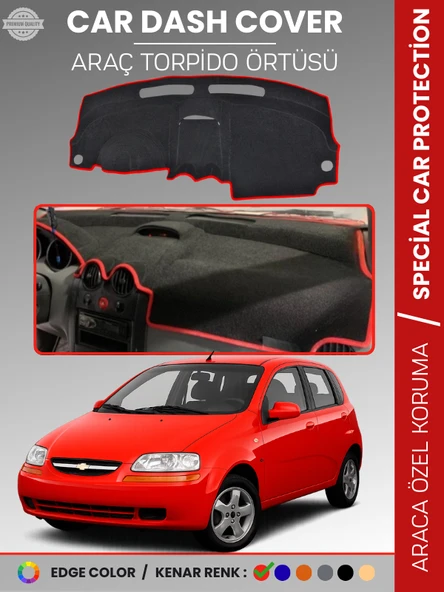 CHEVROLET KALOS Torpido Örtüsü Ön Göğüs Koruma Tam Uyum Çatlamayı Önler Kolay Montaj ürün görseli 1
