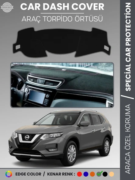 NISSAN X-TRAIL T32 (2014-2021) Torpido Örtüsü Panel  Koruma Araca Özel Çatlamayı Önler Kolay Montaj ürün görseli 1