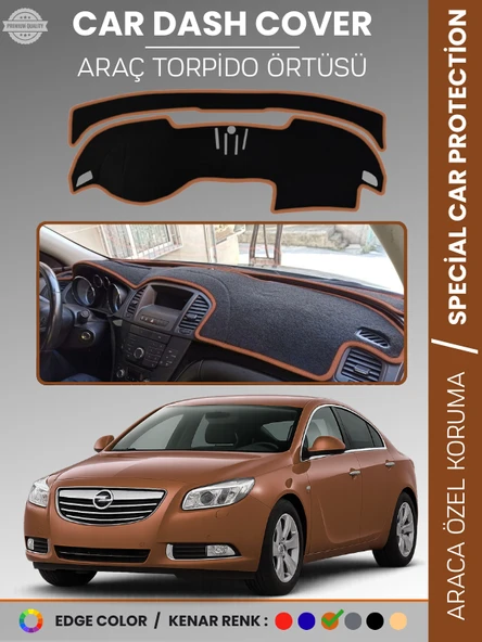 OPEL INSIGNIA A (2008-2013) Torpido Örtüsü Ön Göğüs Torpido Koruma Birebir Uyum Kaymaz Özel Kesim ürün görseli 1