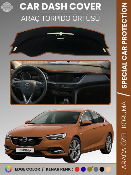OPEL INSIGNIA B (2017-2022) Torpido Örtüsü Ön Göğüs Torpido Koruma Birebir Uyum Kaymaz Özel Kesim ürün görseli 1