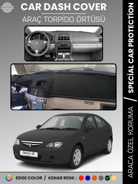 PROTON GEN-2 (2004-2011) Torpido Örtüsü Ön Göğüs Koruma Torpido Koruma Çatlamayı Engeller Tam Uyum ürün görseli 1