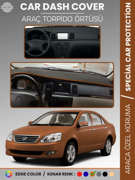 GEELY FC (2008-2012) Torpido Örtüsü Ön Göğüs Torpido Koruma Tam Uyum Çatlamayı Önler Kolay Montaj ürün görseli 1