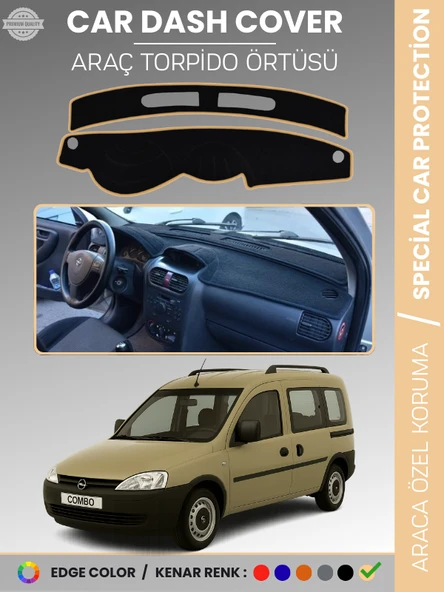 Opel COMBO C (2001-2011) Torpido Örtüsü Ön Göğüs Koruma Torpido Koruma Tam Uyum Çatlamayı Önler ürün görseli 1