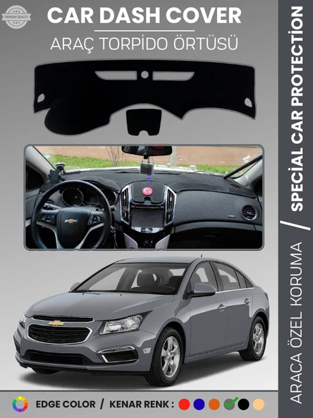 CHEVROLET Cruze (2012-2016) Torpido Örtüsü Ön Göğüs Torpido Koruma Tam Uyum Kaymaz Hızlı Montaj ürün görseli 1