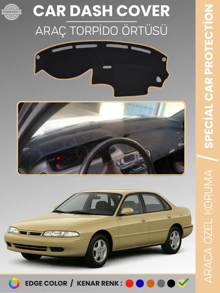 MAZDA 626 CRONOS (1991-1996) Torpido Örtüsü Panel Halısı Torpido Koruma Özel Kesim Kaymaz UV koruma ürün görseli 1