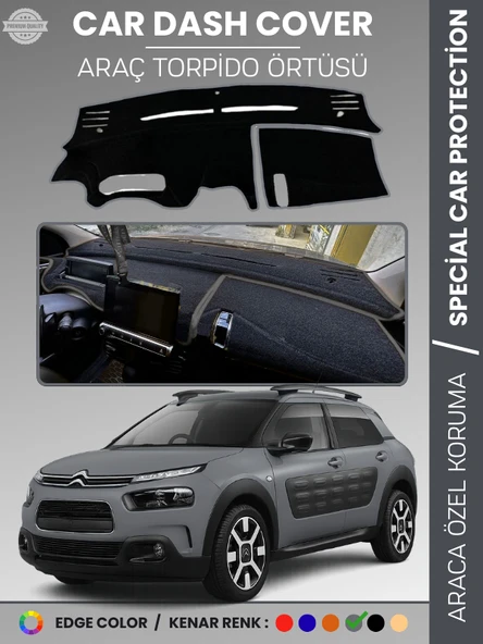 CITROEN  CACTUS (2013-2018) Torpido Örtüsü Ön Göğüs Koruma Çatlamayı Engeller Tam Uyum ürün görseli 1