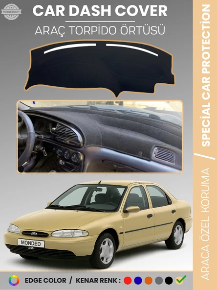 FORD MONDEO (2000-2007) Torpido Örtüsü Ön Göğüs Torpido Koruma Tam Uyum Kaymaz Kolay Montaj ürün görseli 1