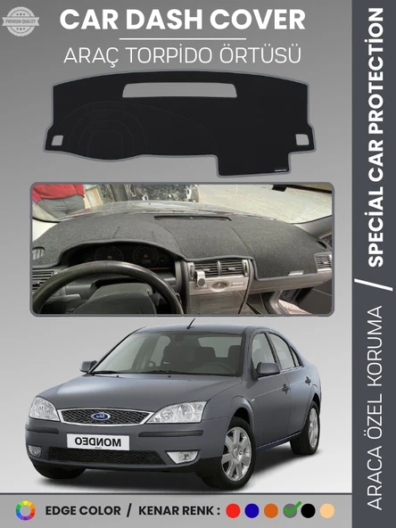 FORD MONDEO (2007-2014) Torpido Örtüsü Ön Göğüs Torpido Koruma Tam Uyum Kaymaz Kolay Montaj ürün görseli 1