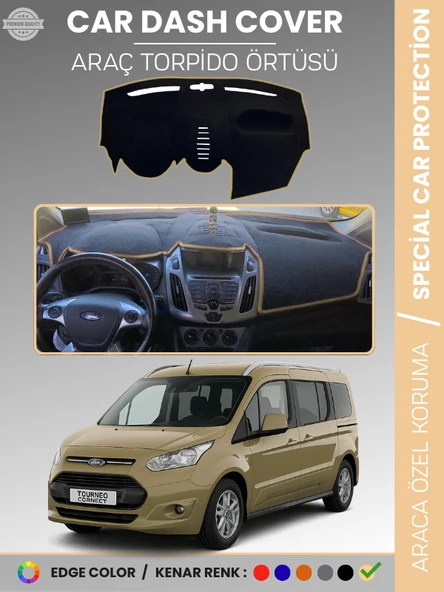 FORD TORNEO CONNECT (2013-2020) Torpido Örtüsü  Torpido Koruma Çatlamayı Engeller Tam Uyum ürün görseli 1