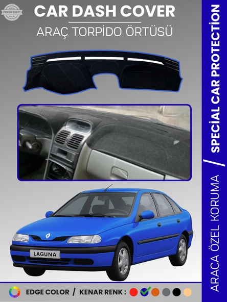 RENAULT LAGUNA 1 (1994-2001) Torpido Örtüsü Ön Göğüs Koruma Torpido Koruma Araca Özel Tam Uyum ürün görseli 1