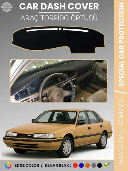 MAZDA 626 (1987-1991) Torpido Örtüsü Ön Panel Halısı Torpido Koruma Özel Kesim Kaymaz Hızlı Montaj ürün görseli 1