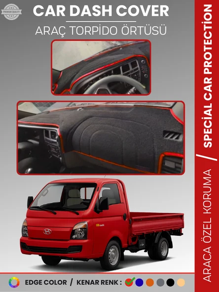 HYUNDAİ H100 (2020+) Torpido Örtüsü Ön Göğüs Torpido Koruma Tam Uyum Çatlamayı Önler Kolay Montaj ürün görseli 1