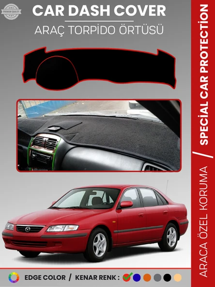 MAZDA 626 (1987-1991) Torpido Örtüsü Ön Panel Halısı Torpido Koruma Özel Kesim Kaymaz Hızlı Montaj ürün görseli 1