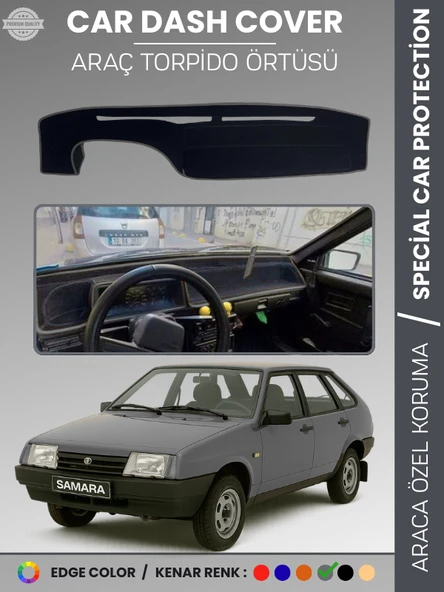 LADA SAMARA KARBİRATÖRLÜ (1990-2004) Torpido Örtüsü Torpido Koruma Tam Uyum Araca Özel Kaymaz ürün görseli 1