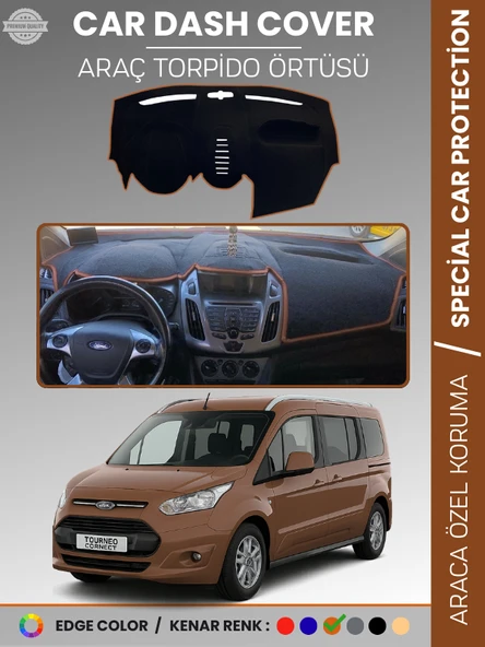 FORD TORNEO CONNECT (2013-2020) Torpido Örtüsü  Torpido Koruma Çatlamayı Engeller Tam Uyum ürün görseli 1
