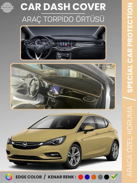 OPEL ASTRA K (2015-2021) Torpido Örtüsü Ön Göğüs Koruma Torpido Koruma Tam Uyum Çatlamayı Önler ürün görseli 1