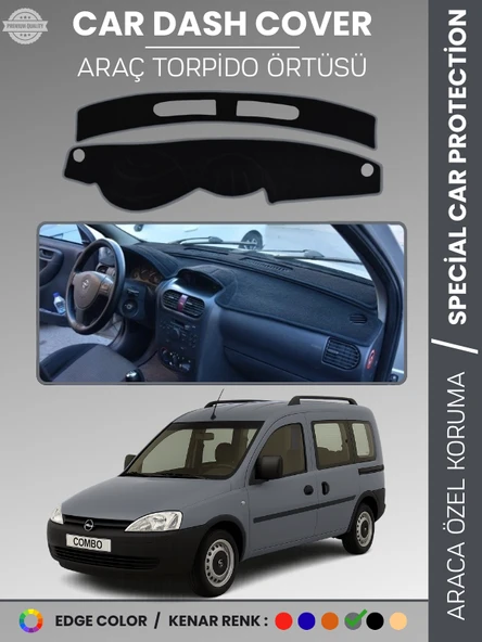 Opel COMBO C (2001-2011) Torpido Örtüsü Ön Göğüs Koruma Torpido Koruma Tam Uyum Çatlamayı Önler ürün görseli 1
