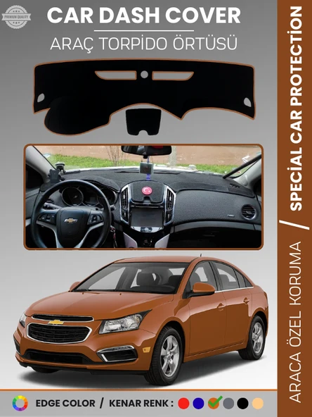 CHEVROLET Cruze (2012-2016) Torpido Örtüsü Ön Göğüs Torpido Koruma Tam Uyum Kaymaz Hızlı Montaj ürün görseli 1