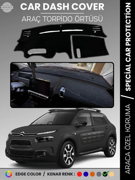 CITROEN  CACTUS (2013-2018) Torpido Örtüsü Ön Göğüs Koruma Çatlamayı Engeller Tam Uyum ürün görseli 1