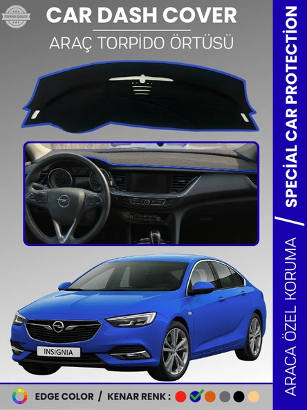 OPEL INSIGNIA B (2017-2022) Torpido Örtüsü Ön Göğüs Torpido Koruma Birebir Uyum Kaymaz Özel Kesim ürün görseli 1