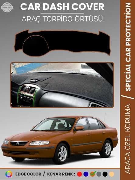 MAZDA 626 (1987-1991) Torpido Örtüsü Ön Panel Halısı Torpido Koruma Özel Kesim Kaymaz Hızlı Montaj ürün görseli 1