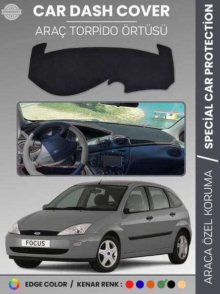 FORD FOCUS 1 (1998-2005) Torpido Örtüsü Panel Torpido Koruma Tam Uyum Çatlamayı Önler Kolay Montaj ürün görseli 1
