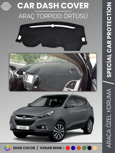 HYUNDAİ İX35 (2009-2015) Torpido Örtüsü Ön Göğüs Koruma Tam Uyum Çatlamayı Önler Kaymaz Kolay Montaj ürün görseli 1