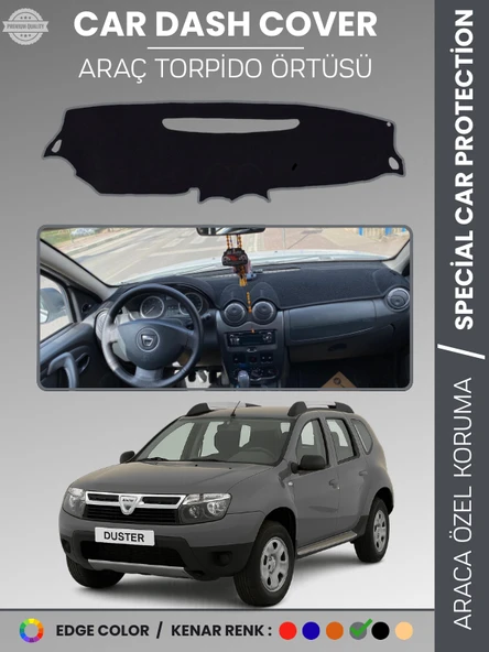 DACIA DUSTER (2009-2013) Torpido Örtüsü Ön Göğüs Koruma Torpido Koruma Çatlamayı Engeller Tam Uyum ürün görseli 1