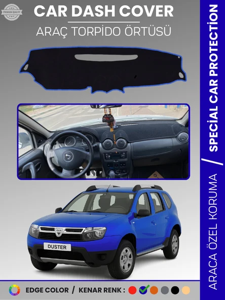 DACIA DUSTER (2009-2013) Torpido Örtüsü Ön Göğüs Koruma Torpido Koruma Çatlamayı Engeller Tam Uyum ürün görseli 1